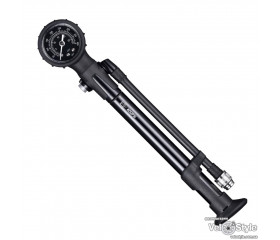 Насос Giyo GS-24X2 алюм., система турбо-підкачки, з манометром, FV/AV, 400 PSI