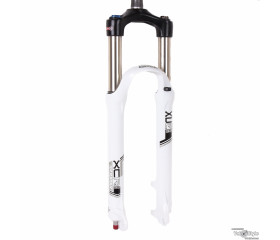 Вилка Suntour XCR-32 DS LO R 27.5,100мм, белая