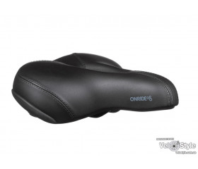 Седло OnRide Seam, с эластомером, черное