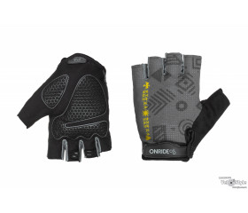 Велоперчатки OnRide Hold 30 Relic, чёрно-желтые, XXL