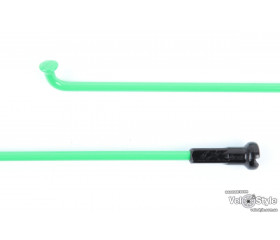 Спица PRIMO 14G, 184мм, forged, зеленая + черный ниппель