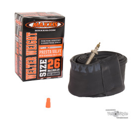 Камера MAXXIS Welter Weight 26х1,9-2,1 Presta разборной ниппель для герметика