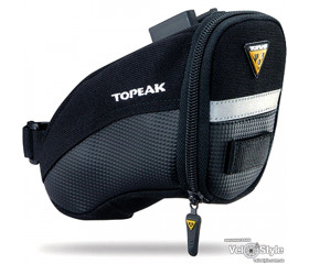 Сумка підсідельна Topeak Aero Wedge Pack S (0.66L) QuickClick® (F25) w/seatpost strap