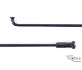 Спица PRIMO 14G, 182мм, forged, черная + черный ниппель