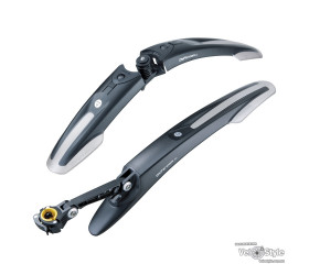 Комплект крыльев Topeak DeFender M1/M2 TC9619, 26 колесо, чёрные
