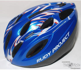 Шолом Rudy Project Skylet 58-61, без козирка, синьо-біло-червоний.