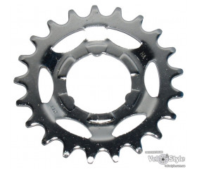 Зірка для втулки Shimano INTER Nexus, Alfine 21 зуб. срібло.